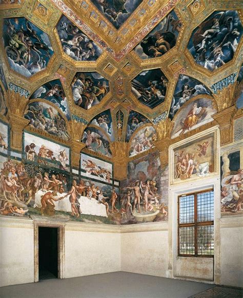 Palazzo Te A Mantova La Sala Delle Nozze Di Amore E Psiche Affreschi