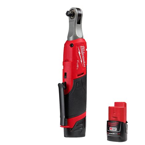 Milwaukee Tool M12 Fuel 12v Lithium Ion Brushless Cordless High Speed 1 4 Inch Ratchet Ki