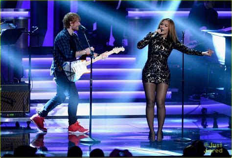 Ed Sheeran Hit The Stage With Beyonce For Stevie Wonder S Grammy Salute Photo 773613 Photo