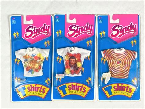 Sindy Vintage Fashion Doll Clothes T Shirts Collection Hasbro 1993