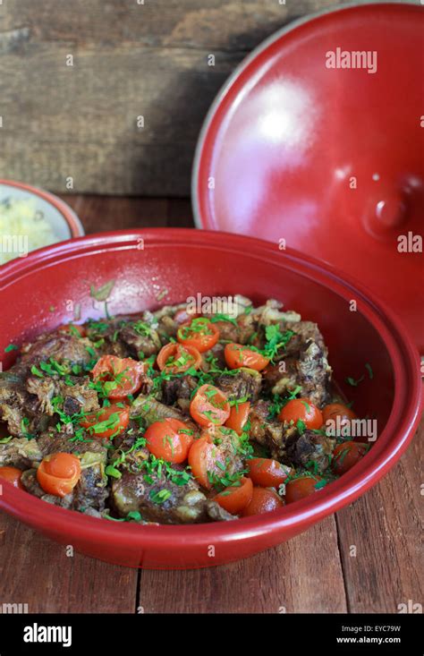 Couscous De Tajine D Agneau Marocaine Banque De Photographies Et D