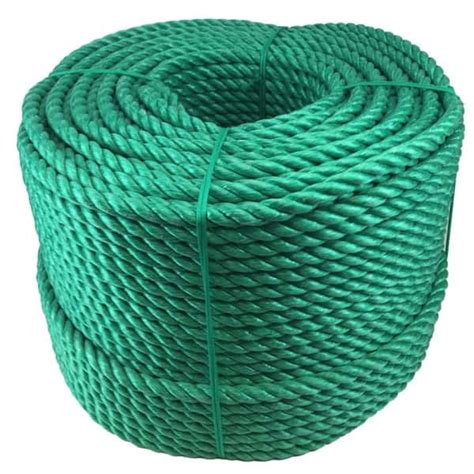 12mm Green Polypropylene Rope By The Metre RopeServices UK