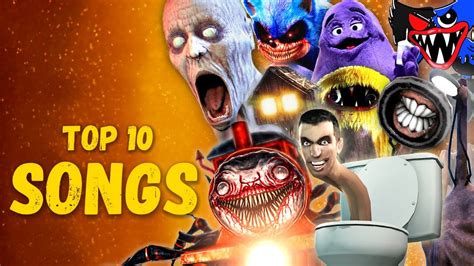 TOP 10 SONGS SCP 096 SKIBIDI TOILET JOYVILLE HOUSE HEAD GRIMACE