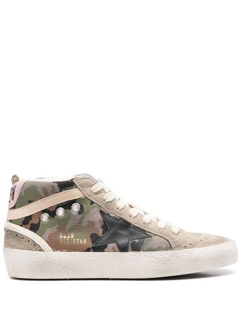 Golden Goose logo-patch lace-up Sneakers | Neutrals | FARFETCH AO