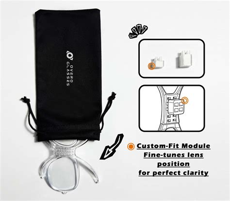 Adjustable Prescription Goggle Inserts - Overo Glasses