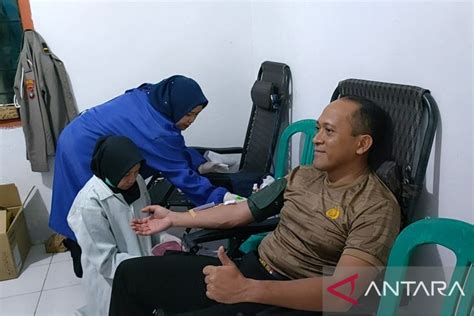 Satpolair Bangka Barat Gelar Bakti Sosial Donor Darah ANTARA News