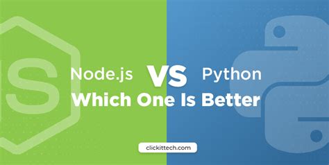 Node Js Vs Python Which Backend Is Better