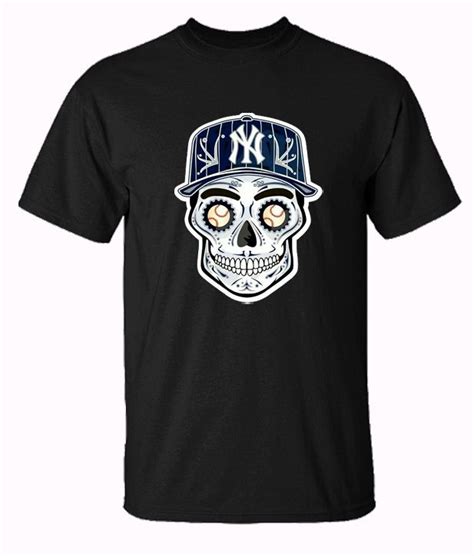 Funny New York Yankees Skull Trending T Shirt | Pilihax