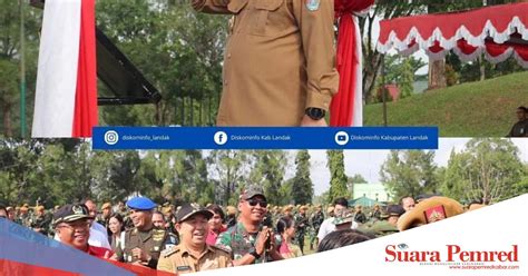 Pj Bupati Landak Bertindak Sebagai Inspektur Upacara Tradisi