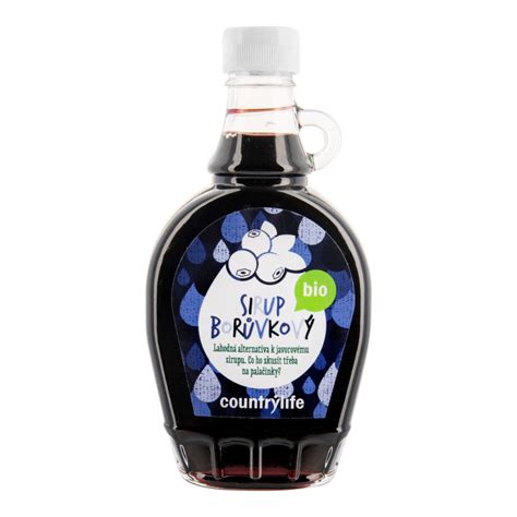 Sirup borůvkový 250 ml BIO COUNTRY LIFE CountryLife