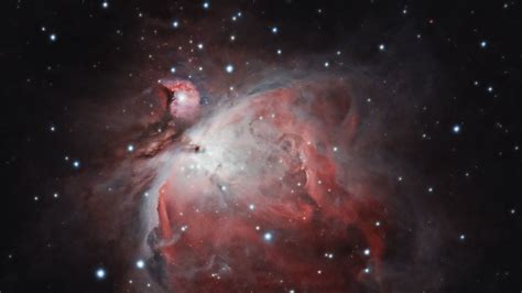 Download wallpaper 1366x768 orion nebula, nebula, galaxy, space, stars ...