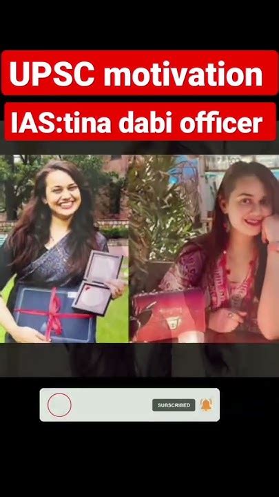 Upsc Motivation New Status Ias Tina Dabi Officer Viral Short Video