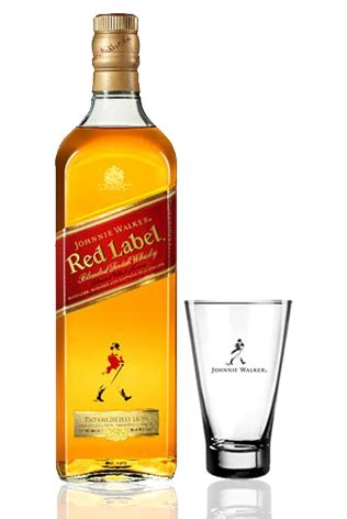 Whisky Johnnie Walker Red Label Ml Copo Ml Na Casa Da Bebida