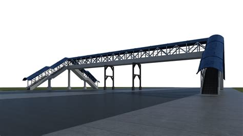 Pedestrian Overpass 3D model | CGTrader