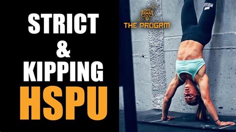 Handstand Push Up Strict And Kipping Tutorial Youtube