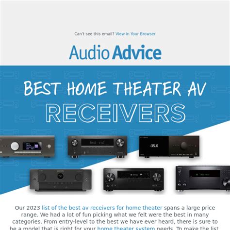 🚨 BEST AV RECEIVERS OF 2023! 🚨 - Audio Advice