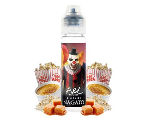 E liquide Nagato Ultimate 50ml eliquide creme brulée popcorn caramel