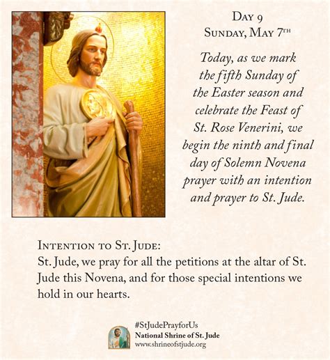 Pray The Spring Solemn Novena To St Jude The National Shrine Of Saint Jude