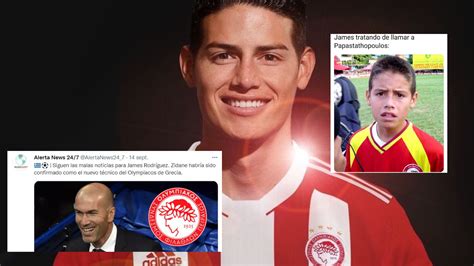 James Al Olympiacos Con Memes Críticas Y Mensajes De Apoyo Las Redes Sociales Reaccionaron