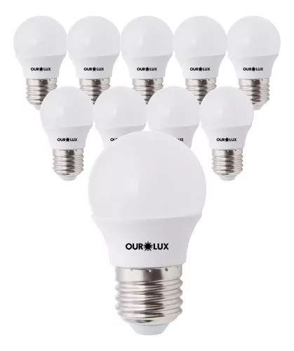 Kit L Mpadas Led Ourolux W Bolinha G Branco Quente Parcelamento