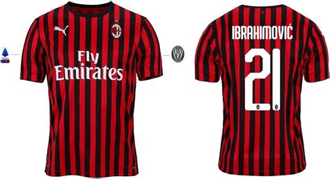 Ac Mailand Trikot Herren Home Serie A Ibrahimovic