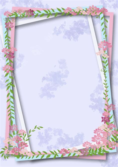 Greeting Card For A Lavender-themed Wedding Page Border Background Word ...