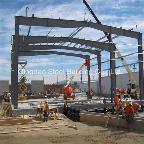 Prefabricated Industrial Steel Building For Steel Structure Workshop