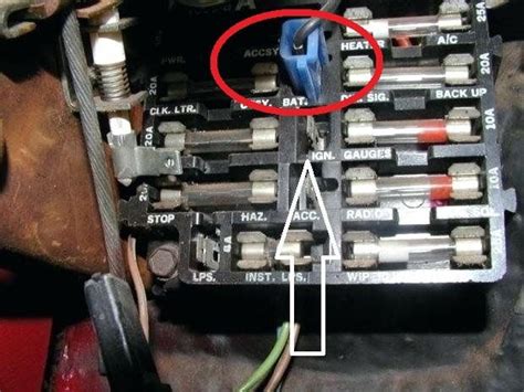 Chevelle Fuse Box Diagram