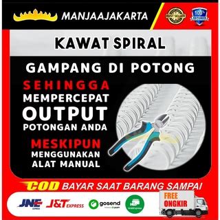 Jual KAWAT SPIRAL A4 1 4 PUTIH RING KAWAT NOMOR 4 JILID BUKU SPIRAL