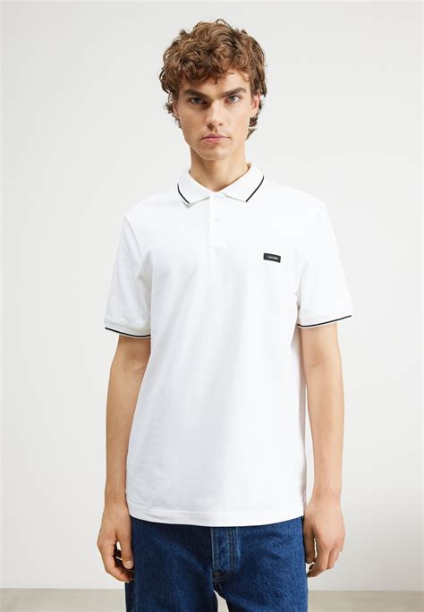 Calvin Klein Polo Shirt Bright White White Zalando