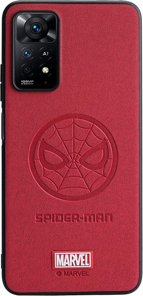 Iron Spider Funda De Piel Para Xiaomi Redmi Note 11 Pro 5g