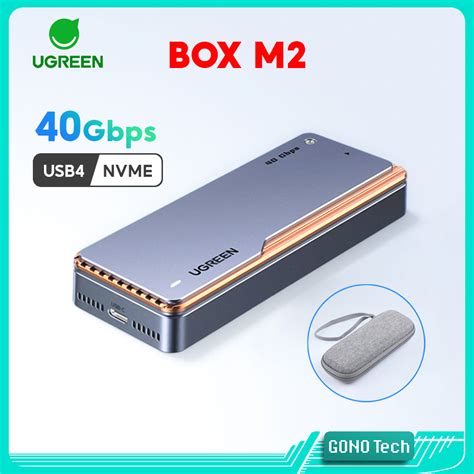 Box SSD M2 NVME USB4 Thunderbolt 4 UGREEN CM642 40Gbps Chuyển ổ