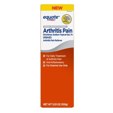 Arthritis Pain Diclofenac Sodium Topical Gel 3 53 Oz 1 Count Food 4 Less