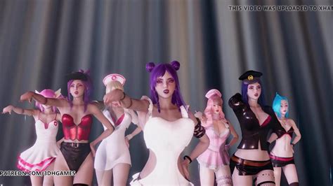 MMD Brown Eyed Girls Abracadabra KDA Hot Dance 4K UHD 60FPS Tnaflix
