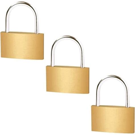 Lot De Cadenas En Laiton Avec Cl S Cadenas Cl Robuste Pour Bagage