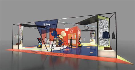 Shiatzy Chen X Disney Pop Up Store On Behance Disney Pop Exhibition