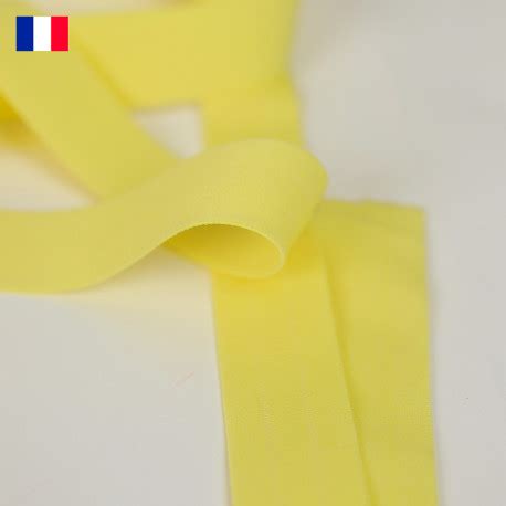 Mm Ruban Lastique Plat Tricot Jaune Granit Pour Couture De