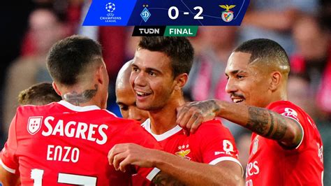 Benfica Acaricia Boleto A Champions League Tras Derrotar Al Dynamo De