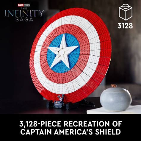 LEGO 76262 Marvel Captain Americas Shield Building Kit