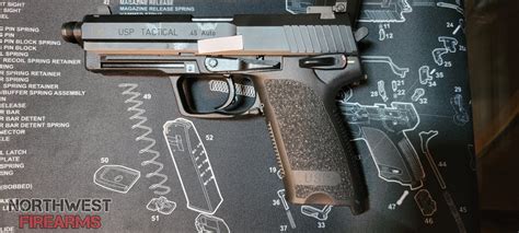 H&K Tactical USP45 w/ USP Techmat, 3 mags, holster | Northwest Firearms