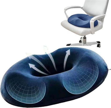 Amazon Donut Pillow Hemorrhoid Tailbone Cushion Ergonomic Memory