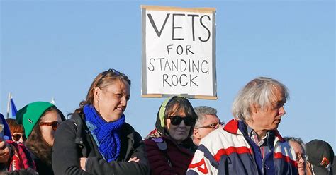 Native Water Protectors Veterans And Activists At Standing Rock Got