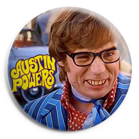 Austin Powers Guiño Chapa Badge