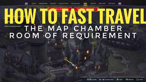 How To Fast Travel To Room Of Requirement Map Chamber Hogwarts