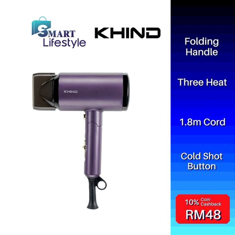 Khindpensonic Hair Dryer Hd1800 Hd1822 Phd 1802fi Shopee Malaysia