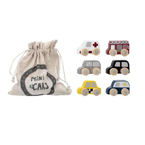 Set De 6 Petites Voitures Avin Bloomingville Gaston Boutique