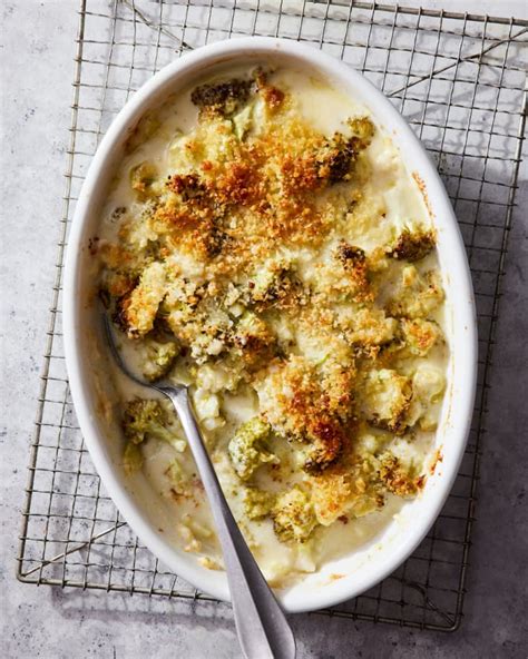 Broccoli Au Gratin Recipe With Cheddar And Parmesan The Kitchn