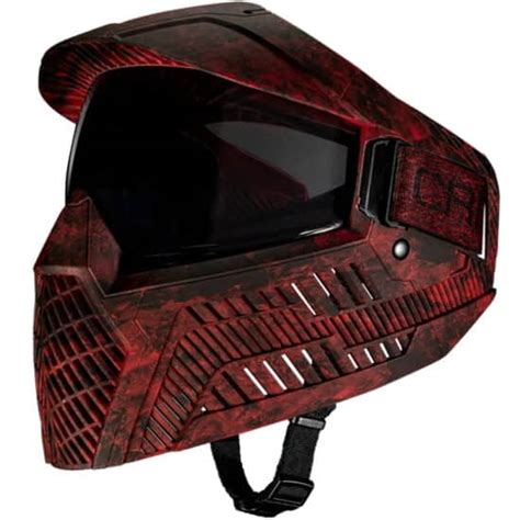 Carbon OPR Paintball Maske Rot Camo