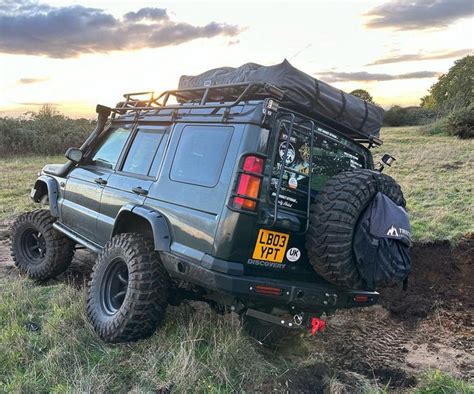 Land Rover Discovery D2 Rear Long Bumper With Led Lights