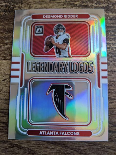 Desmond Ridder Optic Legendary Logos Prizm Rookie Rc Free Shipping